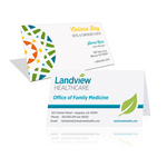 Double Thick Business Cards - Single Sided