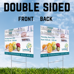 16x24 Yard Sign - Double Sided